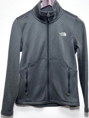 The North Face Women’s Gray Full Zip Jacket Sz S - Lightweight Athletic Zip-up